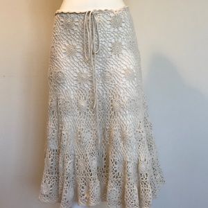 American Retro Crochet Skirt.